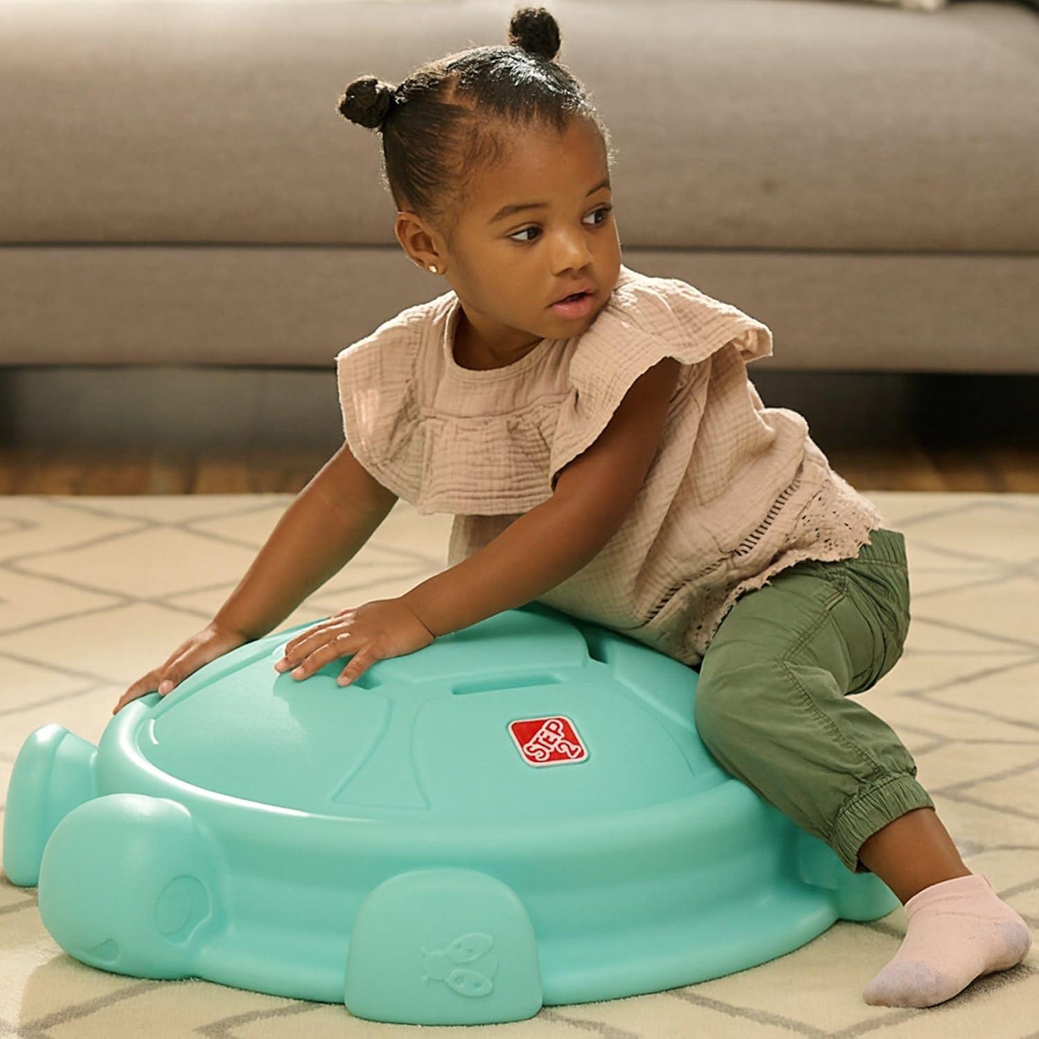 image:imageStep2 Topsy Turtle Rocking and Climbing Toy for Kids and Toddlers IndoorOutdoor 18 Months 3 Years Mint