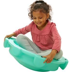 Step2 Topsy Turtle Rocking and Climbing Toy for Kids and Toddlers, Indoor/Outdoor, 18 Months – 3 Years, Mint