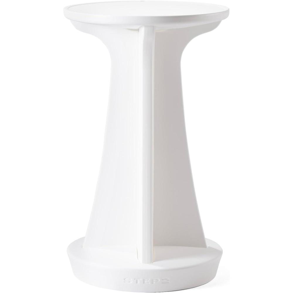 image:imageStep2 Vero inPool HighTop Bistro Table 42 in Outdoor BarHeight Table for Pool Ledges up to 36 in of Water UVResistant White