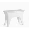image:imageStep2 Vero inPool Entertaining Table Pool Ledge Side Table UVResistant Resin Removable Tabletop Insert White
