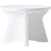 image:imageStep2 Vero Accent Table Use in Pools Up to 9 Water or Poolside Ledge OutdoorIndoor Waterproof Patio Furniture Made of Durable UV20 Plastic White