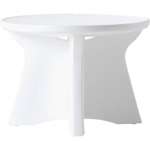 Step2 Vero Accent Table, Use in Pools Up to 9″ Water or Poolside Ledge, Outdoor/Indoor Waterproof Patio Furniture, Made of Durable UV20 Plastic, White